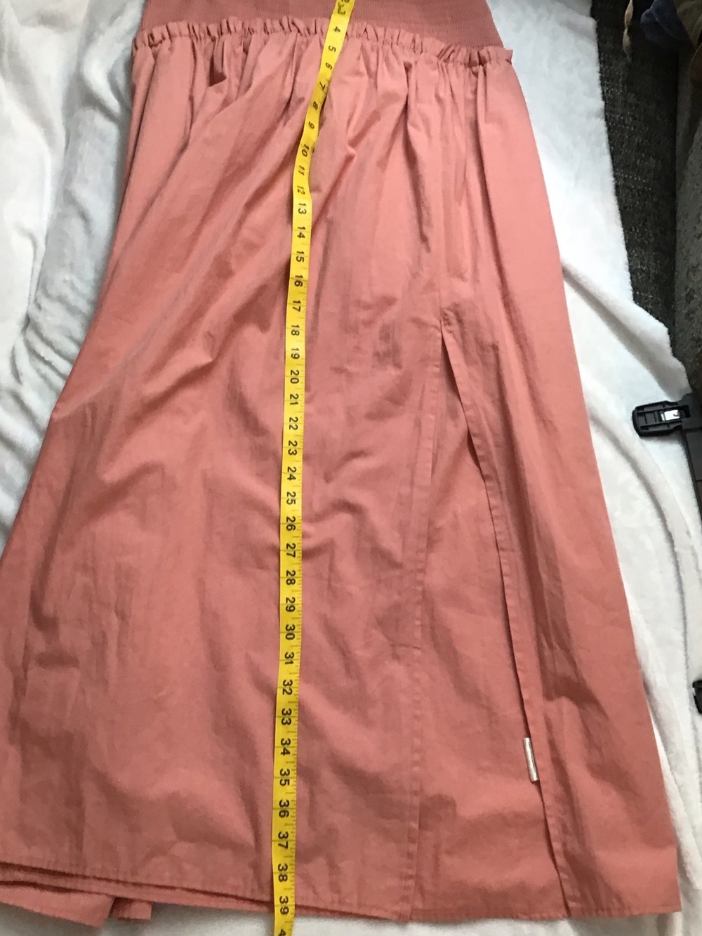 Women’s Coral Maxi Skirt with Elastic Waist 2144 - Picture 4 of 5